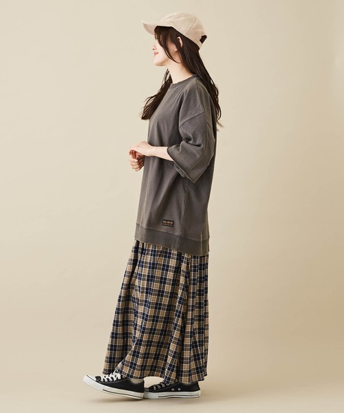 「CUBE SUGAR」 「Gentil」7分袖カットソー L ピンク レディース_画像3