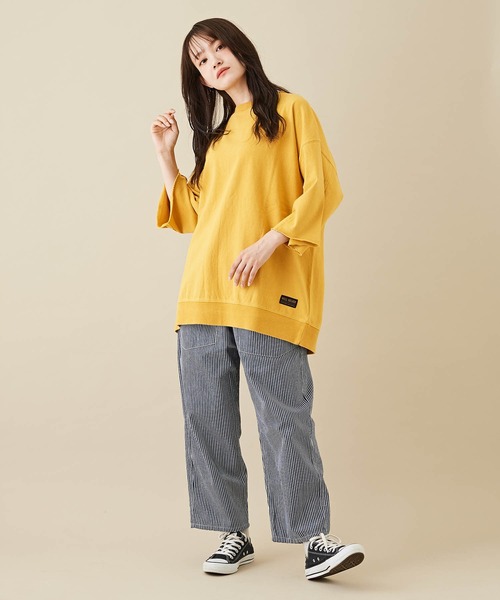「CUBE SUGAR」 「Gentil」7分袖カットソー L ピンク レディース_画像5