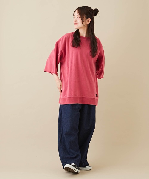 「CUBE SUGAR」 「Gentil」7分袖カットソー L ピンク レディース_画像8