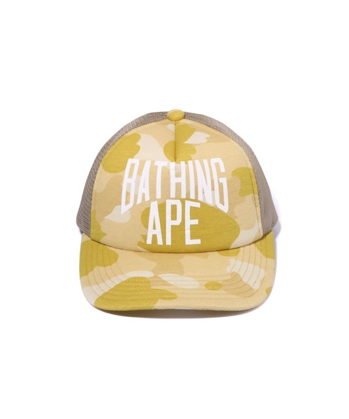 A BATHING APE（アベイシングエイプ） キャップ FREE レッド メンズ