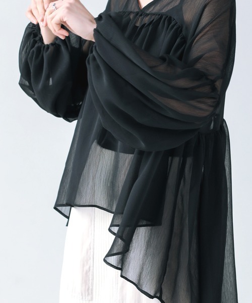 Bou Jeloud（ブージュルード） シャツ ブラウス シフォンボリューム 
