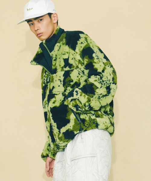 bal（バル） アウター 「2021秋冬」PULSE PATTERN FLEECE JACKET 