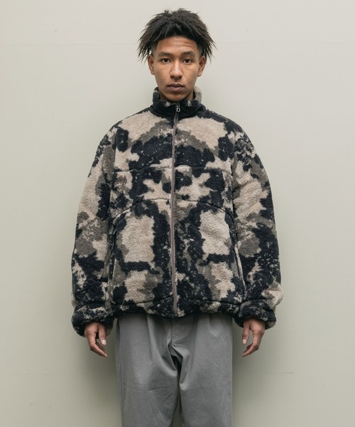 bal（バル） アウター 「2021秋冬」PULSE PATTERN FLEECE JACKET 
