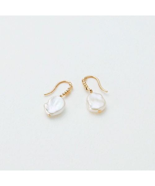 COCOSHNIK（ココシュニック） ピアス K10バロックパール ワインド