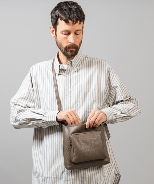 レザー☚ ショルダーバッグ E.O.I / MILANO GRAIN LEATHER / GUSSET POCK ZOZOTOWN PayPayモール店 - 通販 - PayPayモール バッグ MR.OLIVE ミスターオリーブ / シーズンは