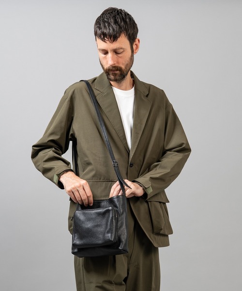 レザー☚ ショルダーバッグ E.O.I / MILANO GRAIN LEATHER / GUSSET POCK ZOZOTOWN PayPayモール店 - 通販 - PayPayモール バッグ MR.OLIVE ミスターオリーブ / シーズンは
