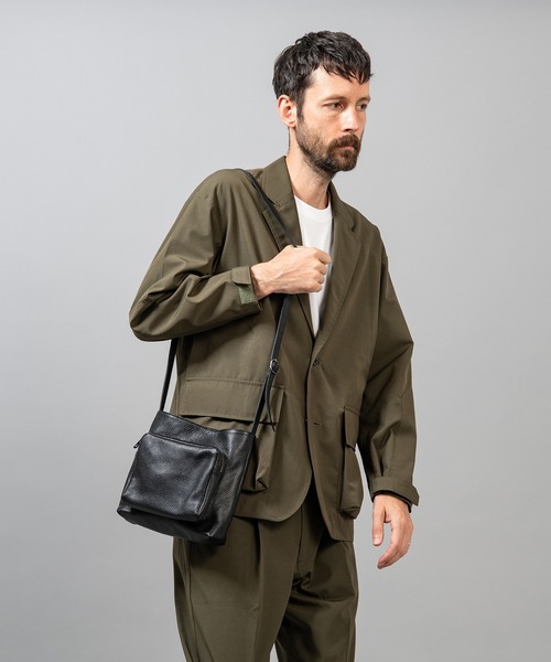 レザー☚ ショルダーバッグ E.O.I / MILANO GRAIN LEATHER / GUSSET POCK ZOZOTOWN PayPayモール店 - 通販 - PayPayモール バッグ MR.OLIVE ミスターオリーブ / シーズンは