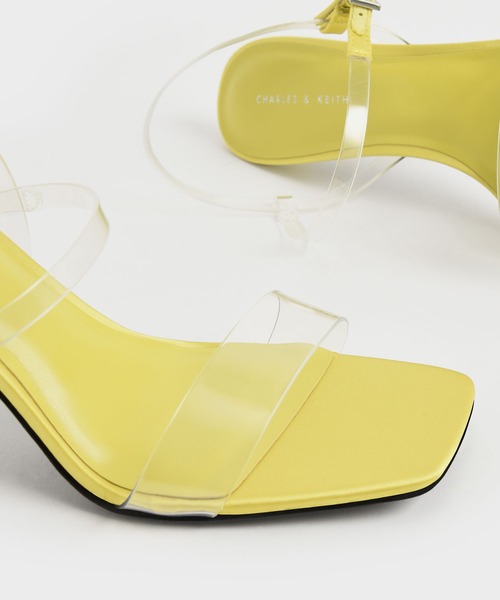 【追跡あり】ALDOクリア ストラップ スティレットヒールサンダル CHARLES ＆ KEITH サンダル クリアストラップ スティレット