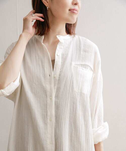 ワンピース mizuiro ind crape stand collar one-piece mizuiroind ワンピース mizuiro ind crape stand collar one