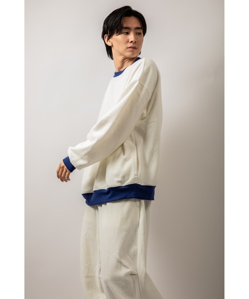 美品 STONE  ビッグロゴ スウェット トレーナー M 白 STONE スウェット トレーナー ホワイト ワッペン ロゴ M STONE ISLAND