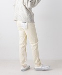 パンツ 裏起毛ストレッチスリムパンツ レディースの詳細画像3