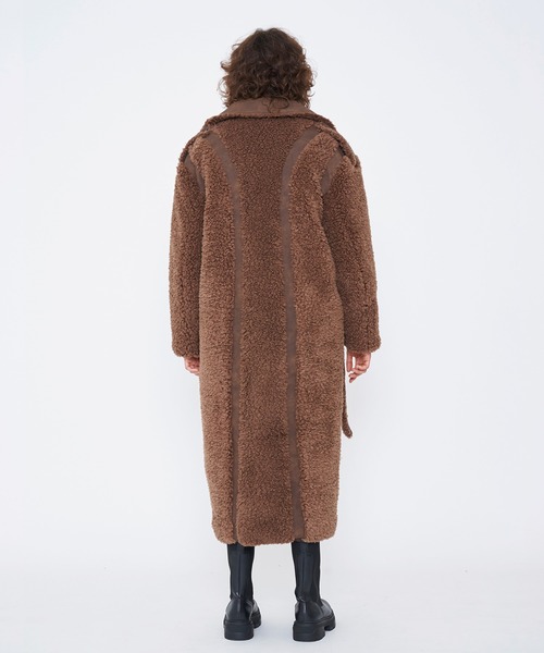 VIAVANDA ダウンコート ダウンジャケット TEDDY BEAR LONG COAT 