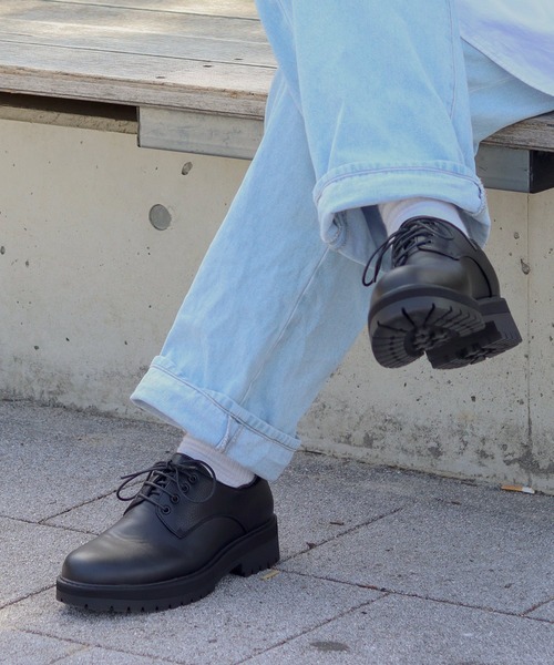 Dedes（デデス） ビジネスシューズ +5.5cm ボリュームソール プレーン