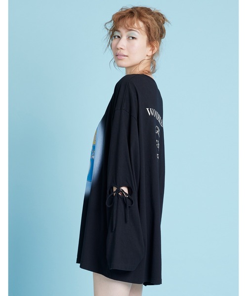 tシャツ /Little sunny bite/Alice in Wonderland long tee レディース メンズ Little sunny bite tシャツ Alice in Wonderland long tee