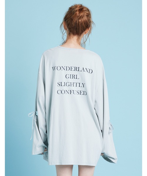 tシャツ /Little sunny bite/Alice in Wonderland long tee レディース メンズ Little sunny bite tシャツ Alice in Wonderland long tee