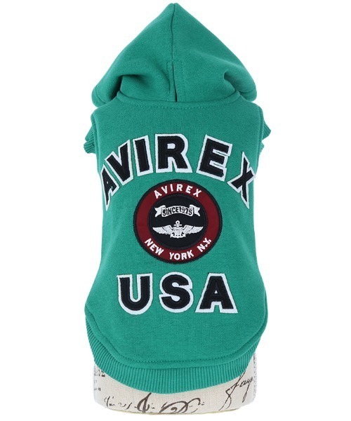 おーちゃん様ご確認ページAVIREX ロゴ刺繍 犬服 ホワイト/ブラック