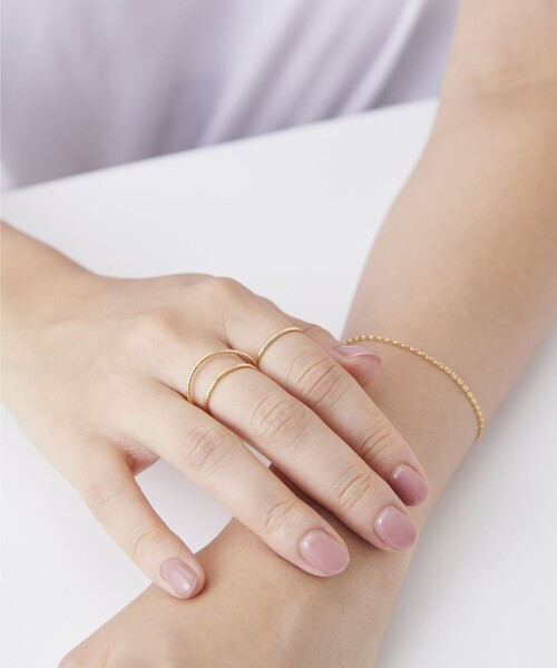 ete bijoux 指輪 リング K18YG ドロー レディース : ZOZOTOWN