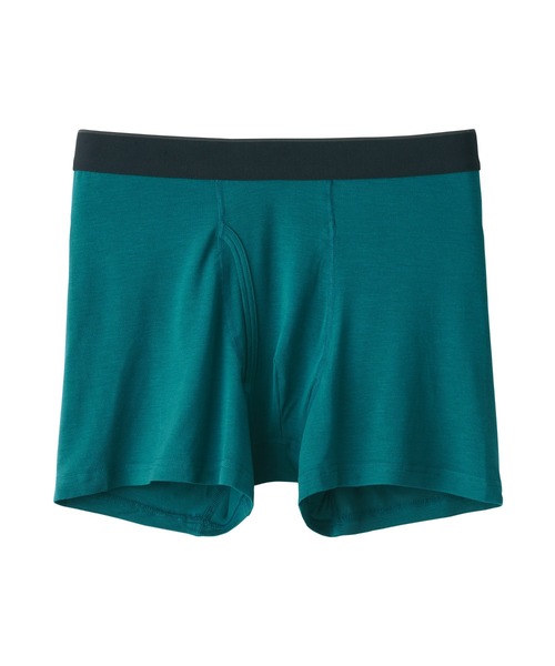 無印良品（MUJI） ボクサーパンツ 紳士 なめらか 前開きボクサーパンツ