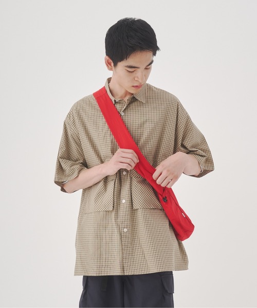 ショルダーバッグ・ポシェット Giancarlo Nevola Shoulder bags Red YOEL ショルダーバッグ - nylon shoulder bag / ナイロン