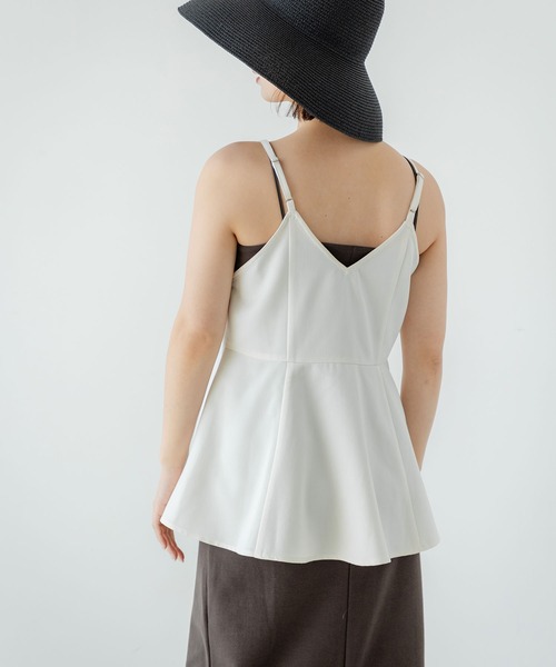 rectangle（レクタングル） キャミソール ペプラムフレアキャミソール