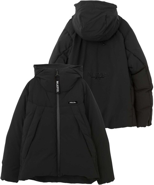 MILKFED.」 ダウンジャケット SMALL ブラック レディース : 80869522  