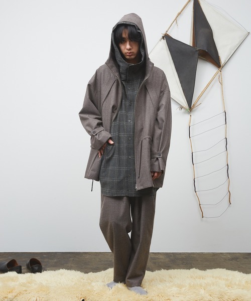 タッカン様　Dulcamara/ドゥルカマラ　デニムノーカラーコート Dulcamara ドゥルカマラ ヴィンテージ NY パデッド ダッフル