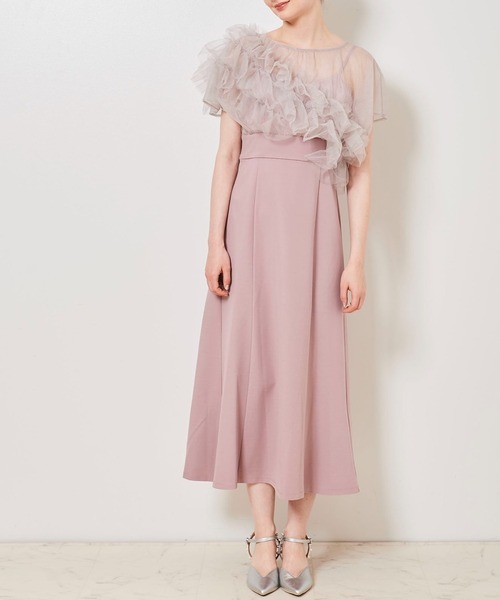 31 Sons de mode ワンピース チュールフリルセットキャミ