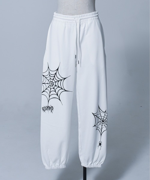 REFLEM 「REFLEM/レフレム」スパイダープリントスウエットパンツ 
