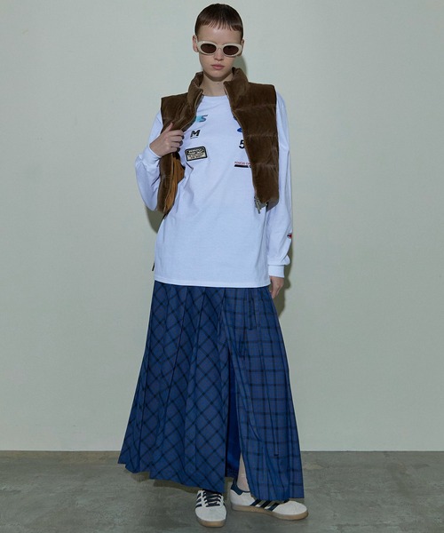 tシャツ Sponsor Logo Print Long Sleeve T-shirt/スポンサーロゴロンTEE「MAISON SPECIAL/メゾン MAISON SPECIAL tシャツ Sponsor Logo Print Long Sleeve T
