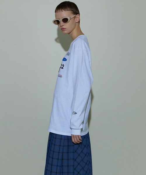 MAISON SPECIAL tシャツ Sponsor Logo Print Long Sleeve T