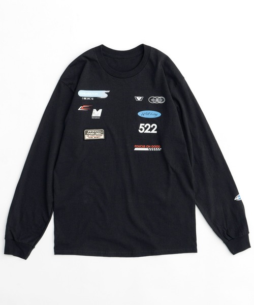tシャツ Sponsor Logo Print Long Sleeve T-shirt/スポンサーロゴロンTEE「MAISON SPECIAL/メゾン MAISON SPECIAL tシャツ Sponsor Logo Print Long Sleeve T