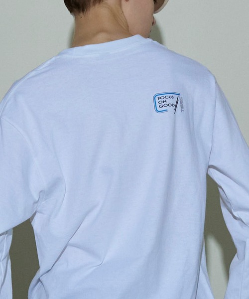 tシャツ Sponsor Logo Print Long Sleeve T-shirt/スポンサーロゴロンTEE「MAISON SPECIAL/メゾン MAISON SPECIAL tシャツ Sponsor Logo Print Long Sleeve T