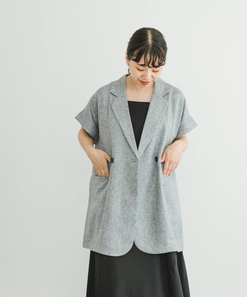 春色ジレ ITEMS URBANRESEARCH ベスト ジレ オーバーサイズジレ