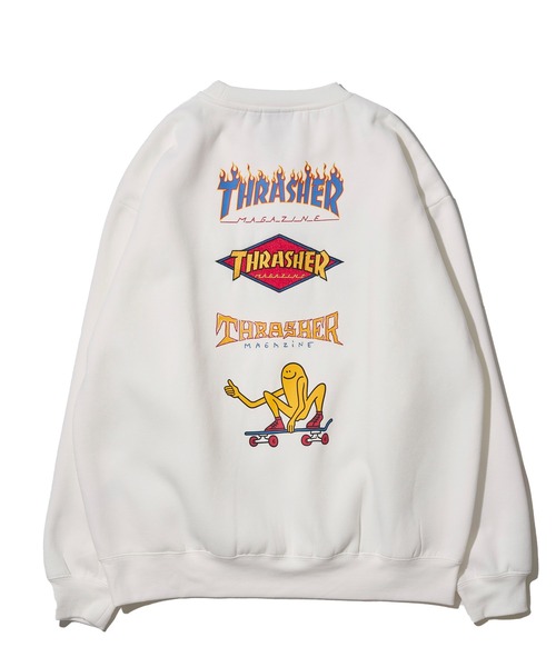 スラッシャー（THRASHER）/【THRASHER/スラッシャー】裏起毛バック刺繍プリントスウェットプルオーバー THRASHER（スラッシャー） トレーナー スウェット 「THRASHER