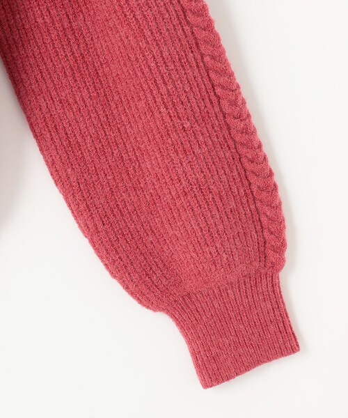 ANY SIS（エニィスィス） ニット セーター 「洗える」フロントケーブル