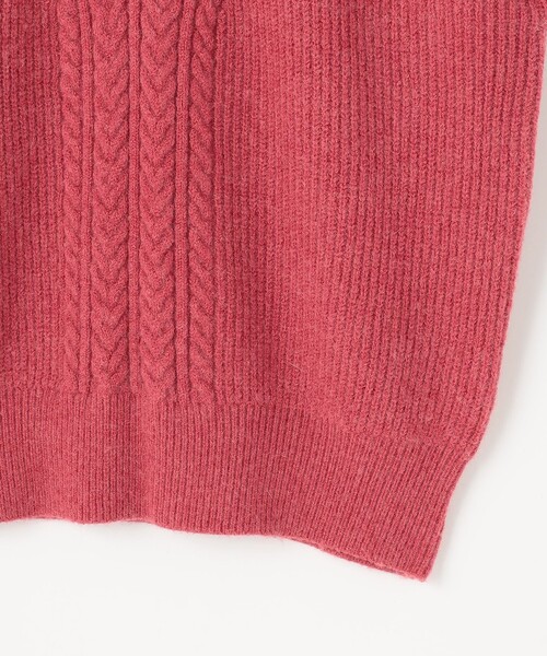 ANY SIS（エニィスィス） ニット セーター 「洗える」フロントケーブル