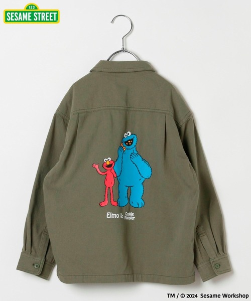 キスセサミキッズジャケットブルゾンシャツ
