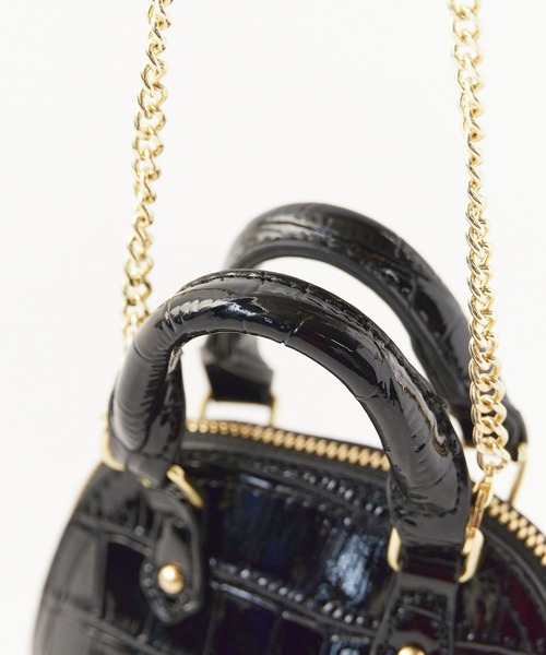 Shiny Charm ショルダーバッグ HVISK ヴィスク ハンドバッグ ARCADIA TWILL SHINY アルカディア