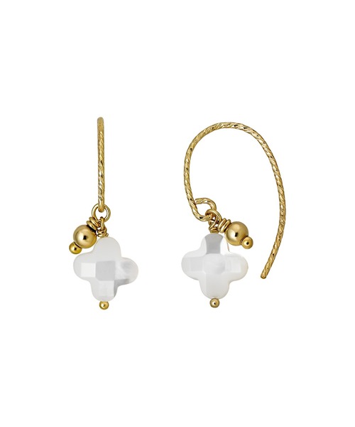 ピアス GF フラワー ワイヤー ピアス レディースの画像