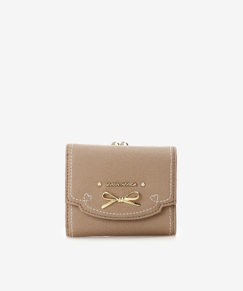 Samantha Vega 財布 フリルリボン折財布 レディース : ZOZOTOWN