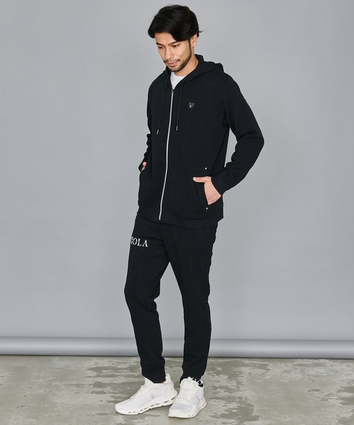 VIOLA パーカー 「VIOLA rumore/ヴィオラ ルモーレ」総柄ジャガード