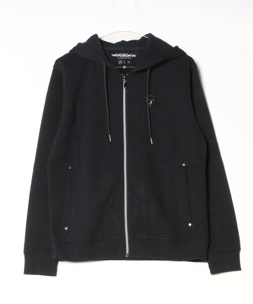 VIOLA パーカー 「VIOLA rumore/ヴィオラ ルモーレ」総柄ジャガード