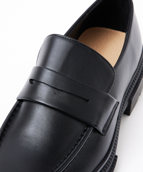 ABAHOUSE（アバハウス） ローファー 「コイン/ビット」選べるブラック