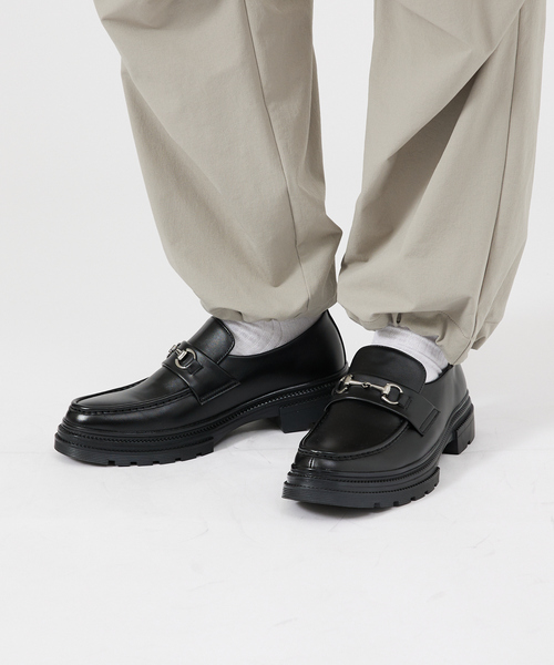 ABAHOUSE（アバハウス） ローファー 「コイン/ビット」選べるブラック