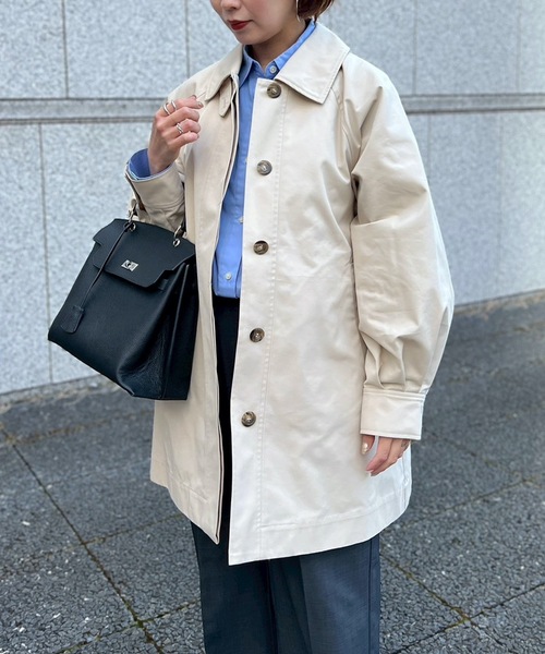 Emma Taylor（エマテイラー） ステンカラーコート コート ミドルフレア