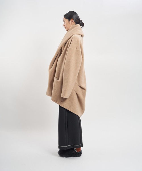 「gomme」 コート MEDIUM ブラック レディース_画像4