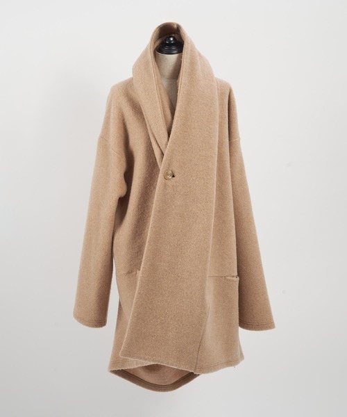 「gomme」 コート MEDIUM ブラック レディース_画像9