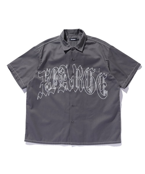 XLARGE（エクストラ ラージ） シャツ 半袖 OLD ENGLISH S/S WORK SHIRT