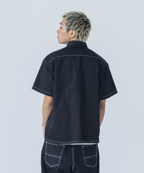 XLARGE（エクストラ ラージ） シャツ OLD ENGLISH S/S WORK SHIRT