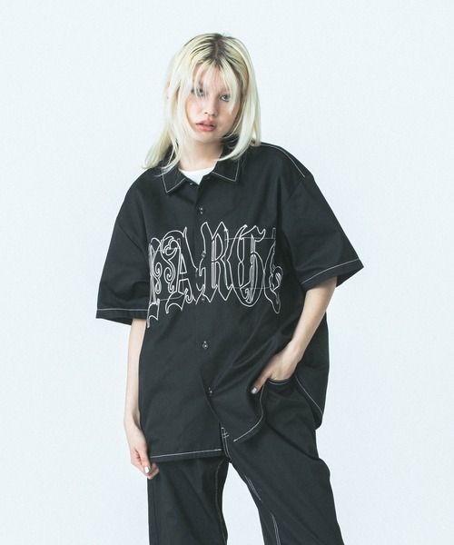XLARGE（エクストラ ラージ） シャツ OLD ENGLISH S/S WORK SHIRT